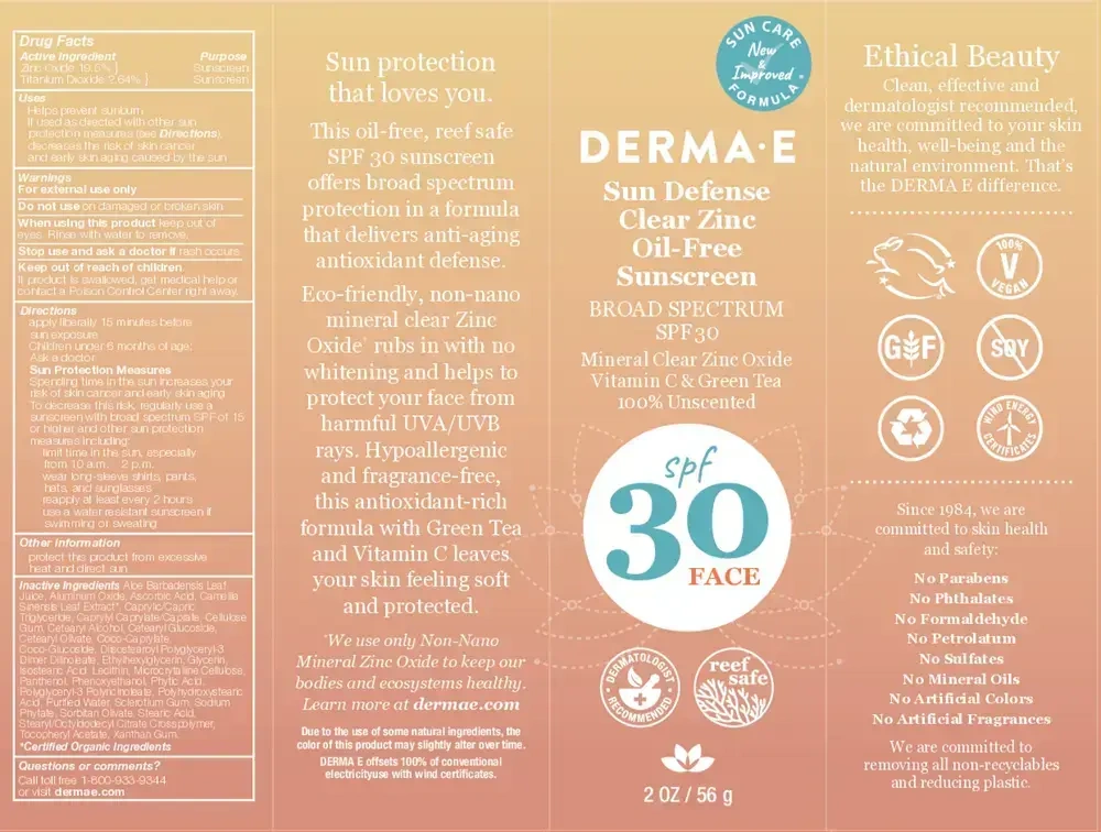 Product image for Sun Defense Clear Zinc Sunscreen SPF30.