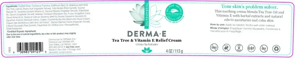 Product image for Tea Tree &amp; Vitamin E Cream.