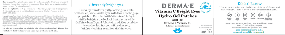 Product image for Vitamin C Bright Eye Gel Pads.