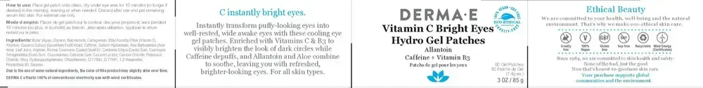 Product image for Vitamin C Bright Eye Gel Pads.
