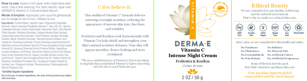 Product image for Vitamin C Intense Night Cream.