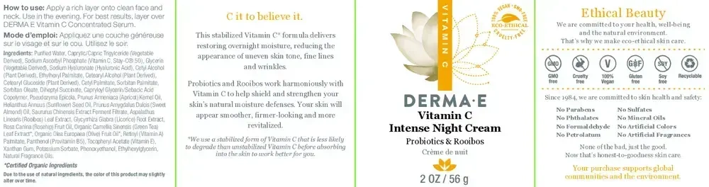 Product image for Vitamin C Intense Night Cream.