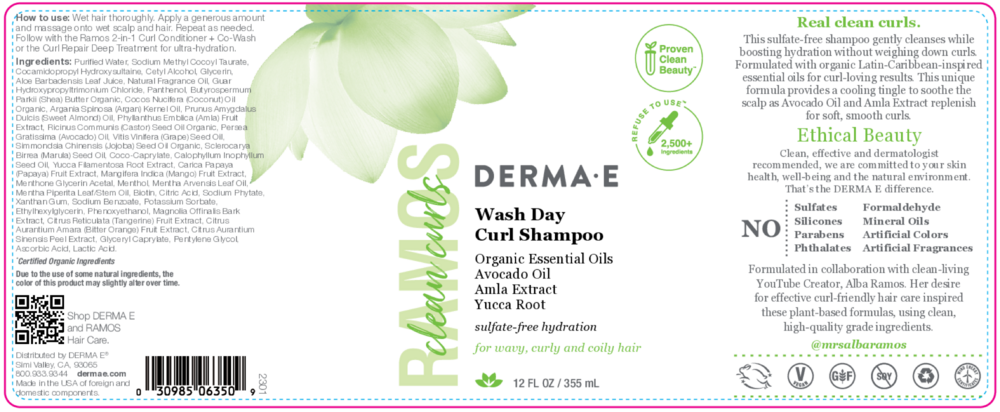 Product image for Ramos Wash Day Curl Shampoo.