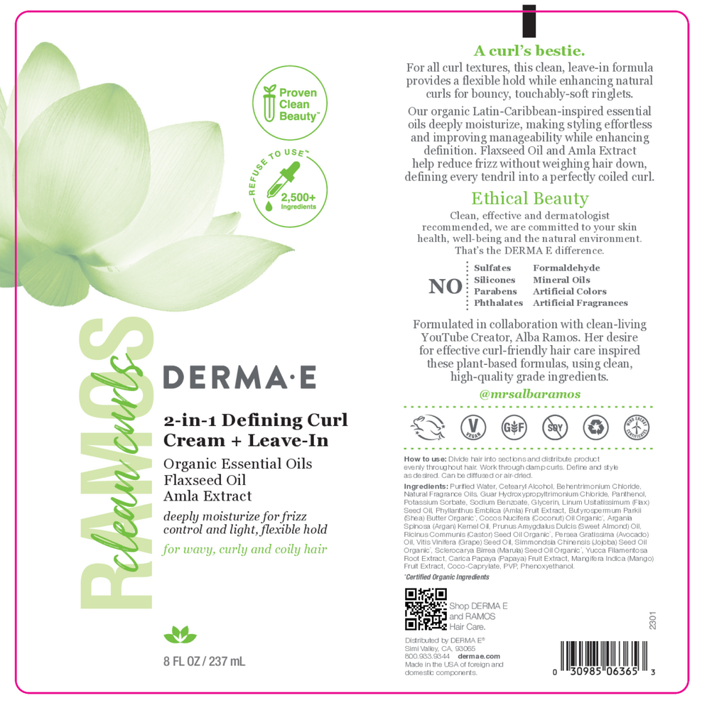 Product image for Ramos 2-in-1 Def Curl Cream + Leave-In.