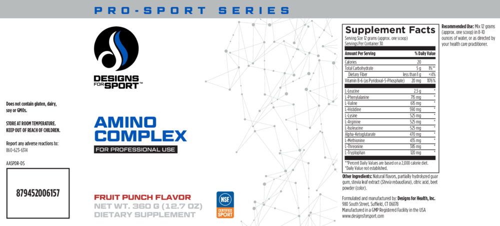 Product image for Amino Complex Fruit Punch.