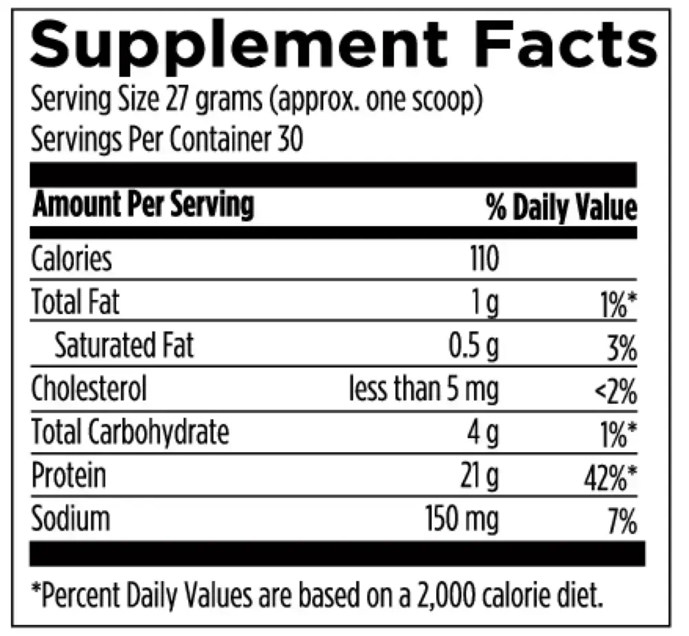 Product image for Grass-Fed Beef Protein Powder, Vanilla.