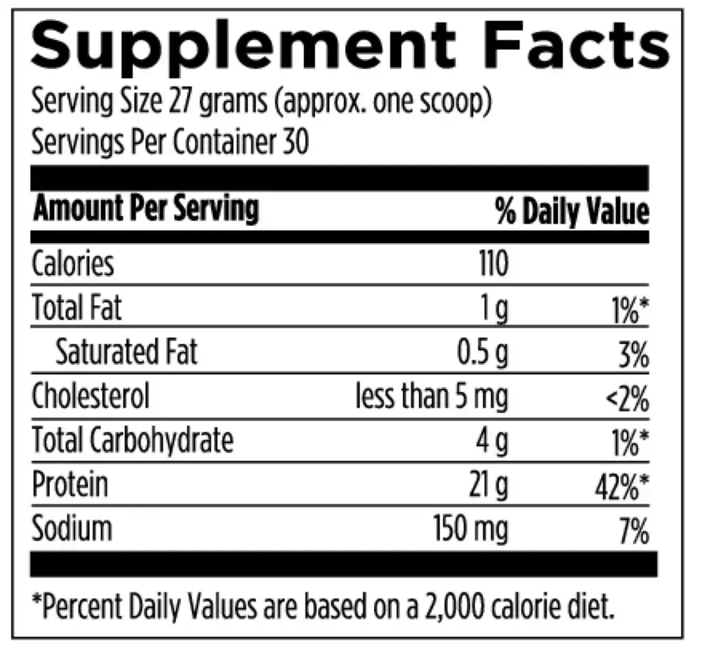 Product image for Grass-Fed Beef Protein Powder, Vanilla.