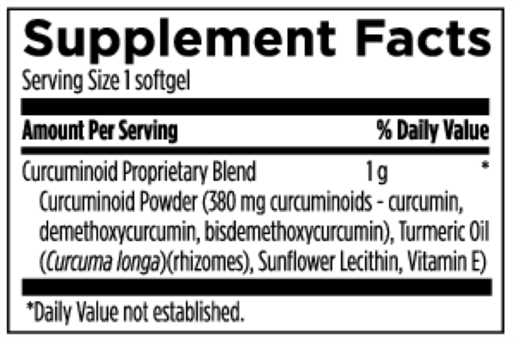 Product image for Curcumin Complex.