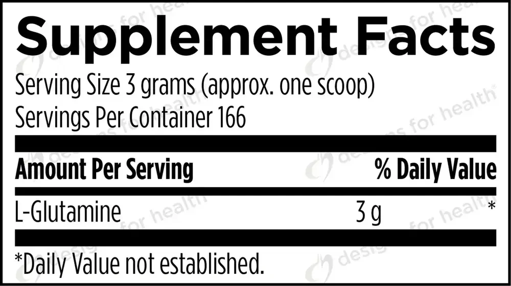 Product image for Glutamine Powder.