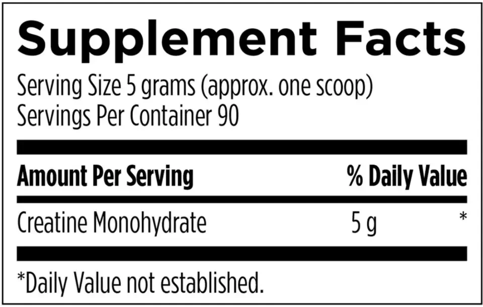 Product image for Creatine Monohydrate 450g.