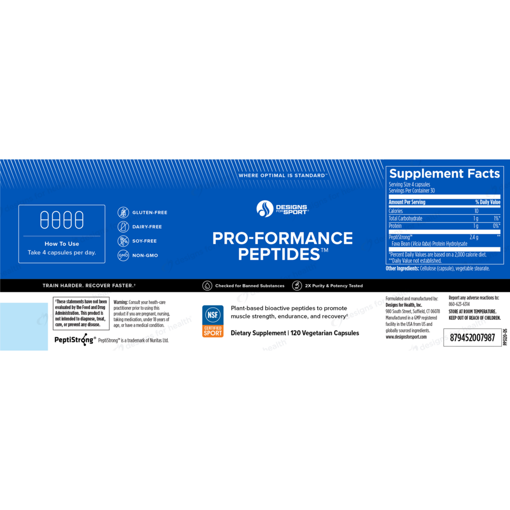 Product image for Pro-Formance Peptides™.