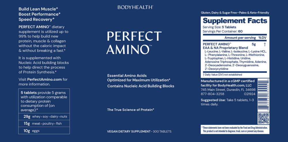 Product image for Perfect Amino Tablet.