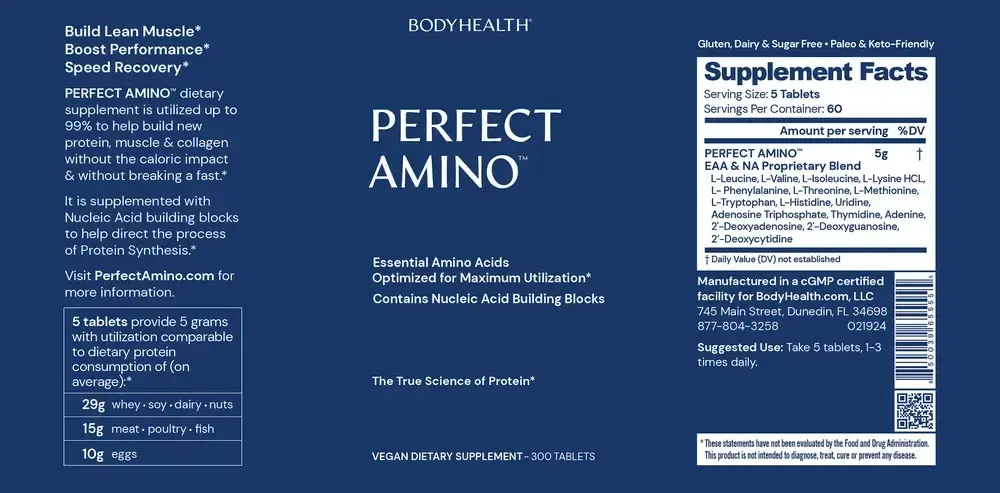 Product image for Perfect Amino Tablet.