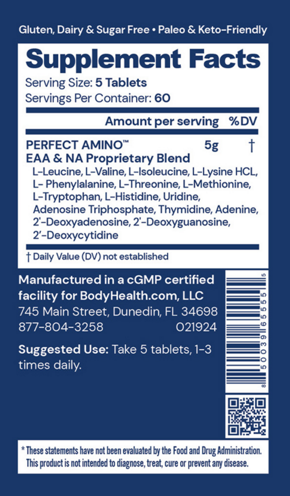 Product image for Perfect Amino Tablet.