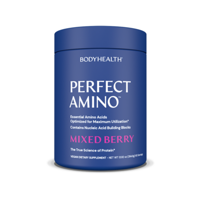 PerfectAmino Powder, Mixed Berry 394.8 Grams