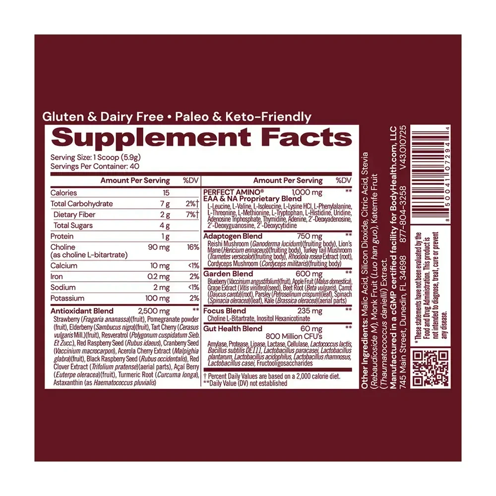Product image for BodyHealth Reds.