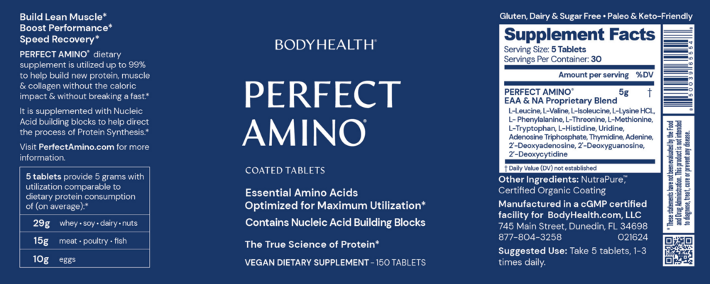 Product image for PerfectAmino Coated Tablet.