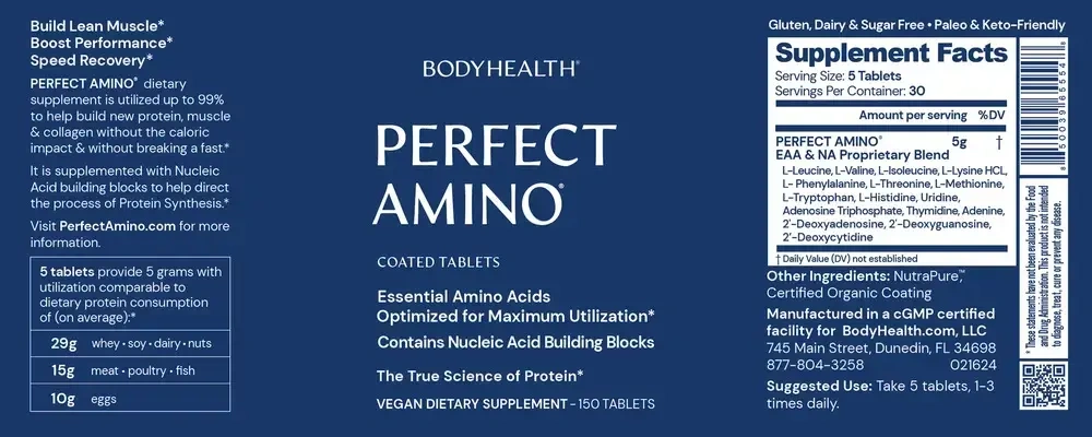 Product image for PerfectAmino Coated Tablet.