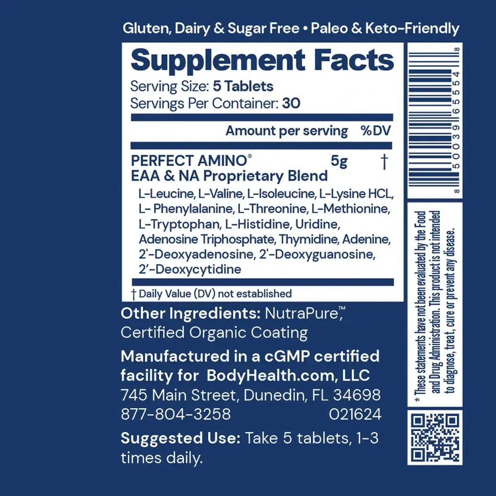 Product image for PerfectAmino Coated Tablet.