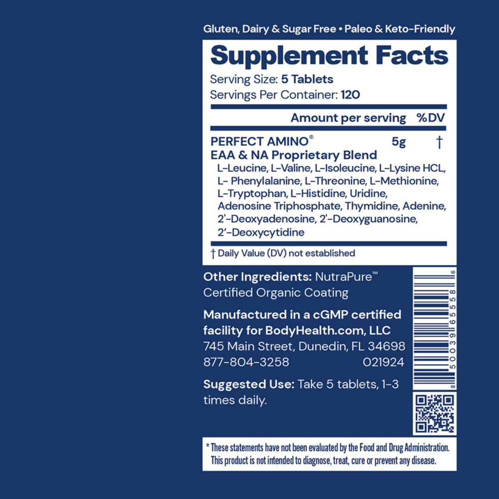 Product image for PerfectAmino Coated Tablet.