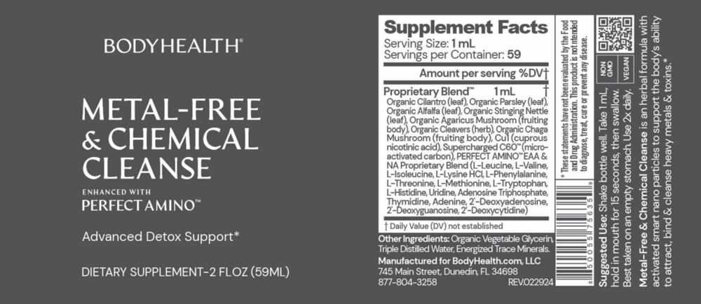 Product image for Metal-Free and Chemical Cleanse.