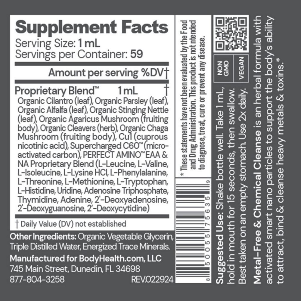 Product image for Metal-Free and Chemical Cleanse.