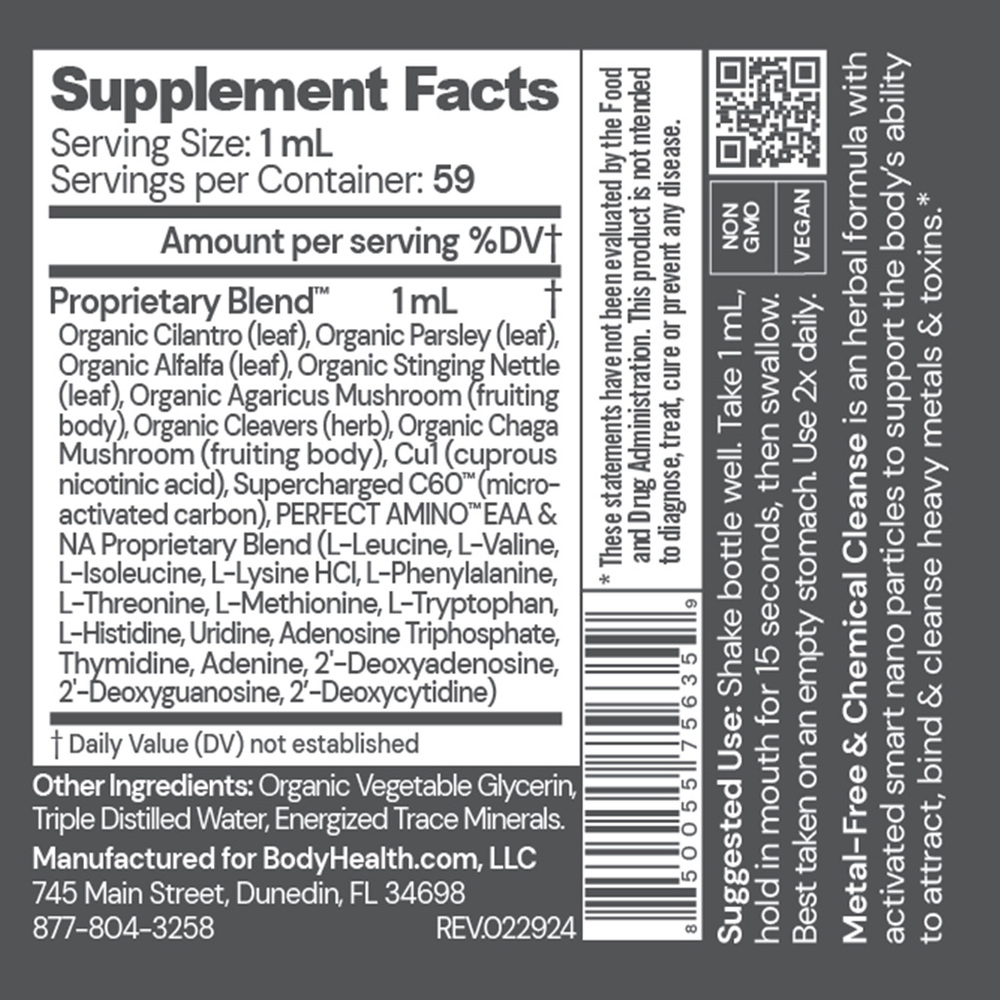Product image for Metal-Free and Chemical Cleanse.