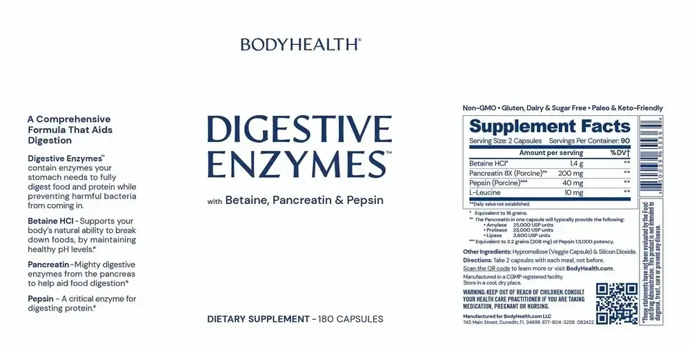 Product image for Digestive Enzymes.