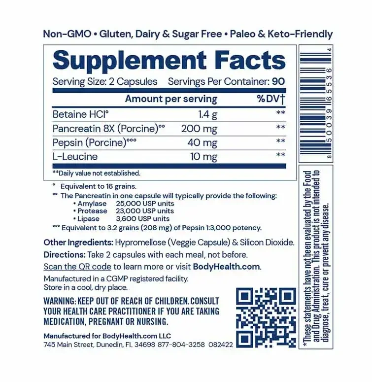 Product image for Digestive Enzymes.