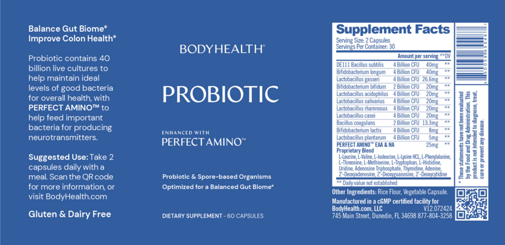 Product image for Probiotic - Enhanced with PerfectAmino.