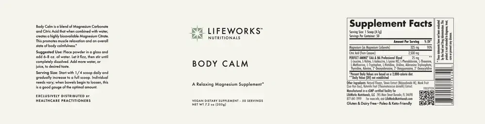 Product image for Body Calm.