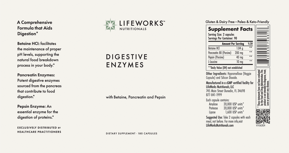 Product image for Digestive Enzymes.