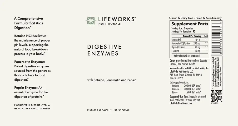 Product image for Digestive Enzymes.