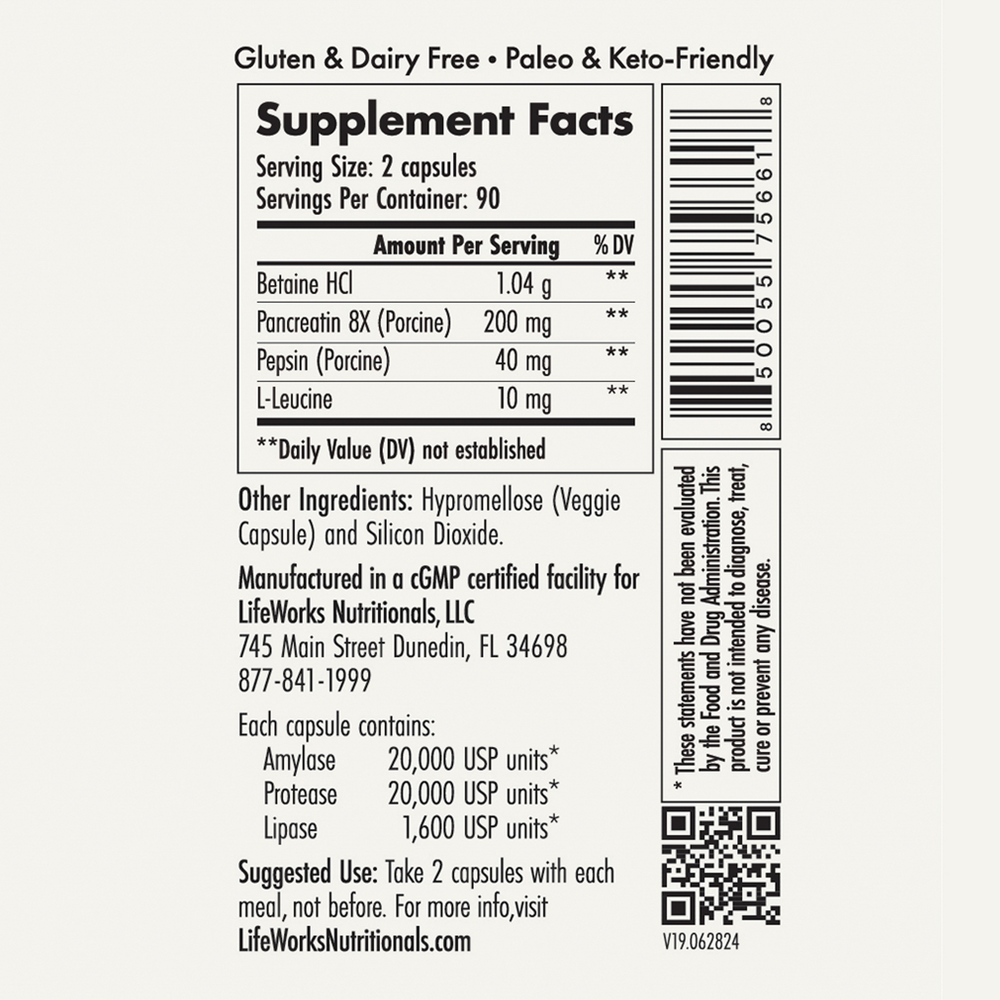 Product image for Digestive Enzymes.