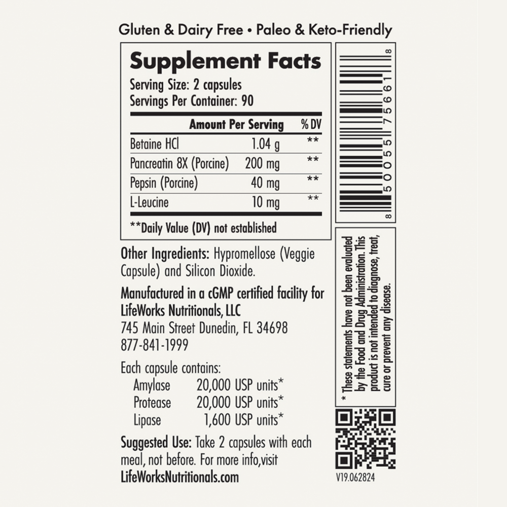 Product image for Digestive Enzymes.