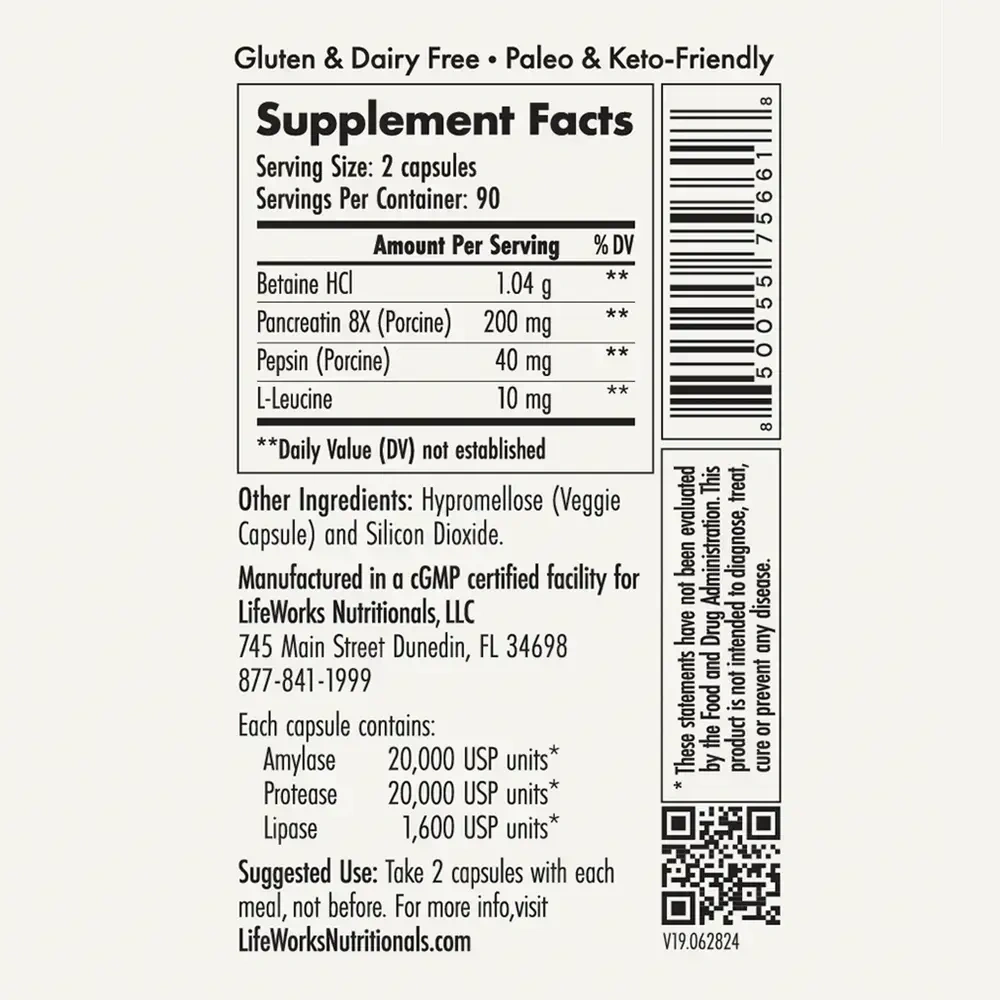Product image for Digestive Enzymes.