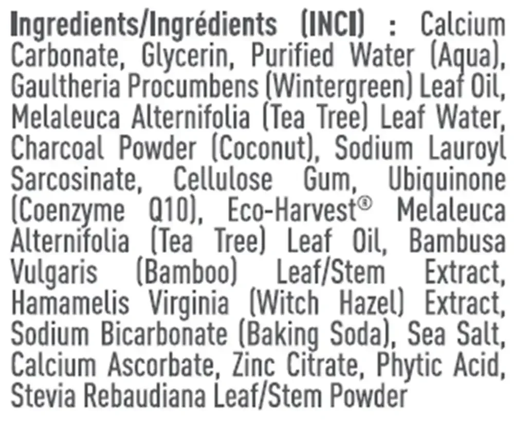 Product image for Activated Charcoal Carrageenan Free Toot.