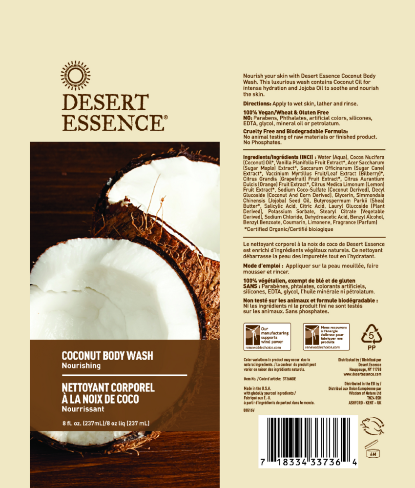 Product image for Coconut Body Wash.
