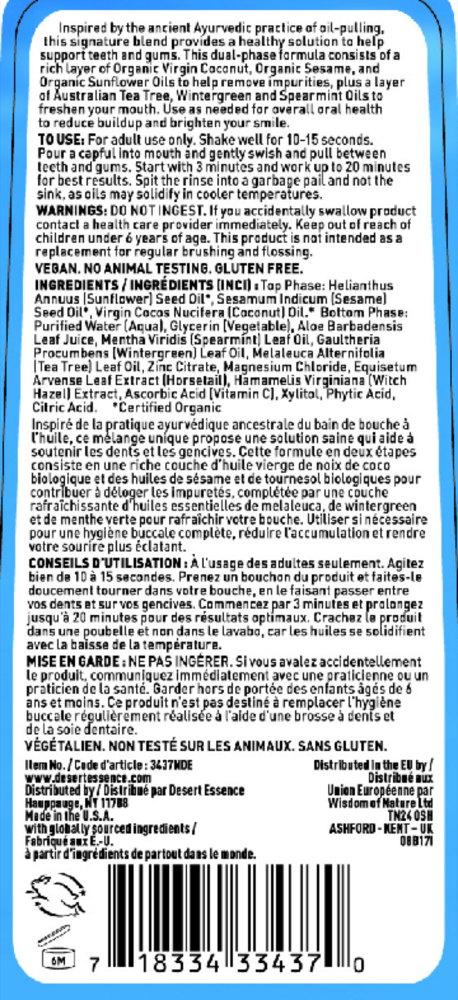 Product image for Coconut Oil Pulling Rinse.