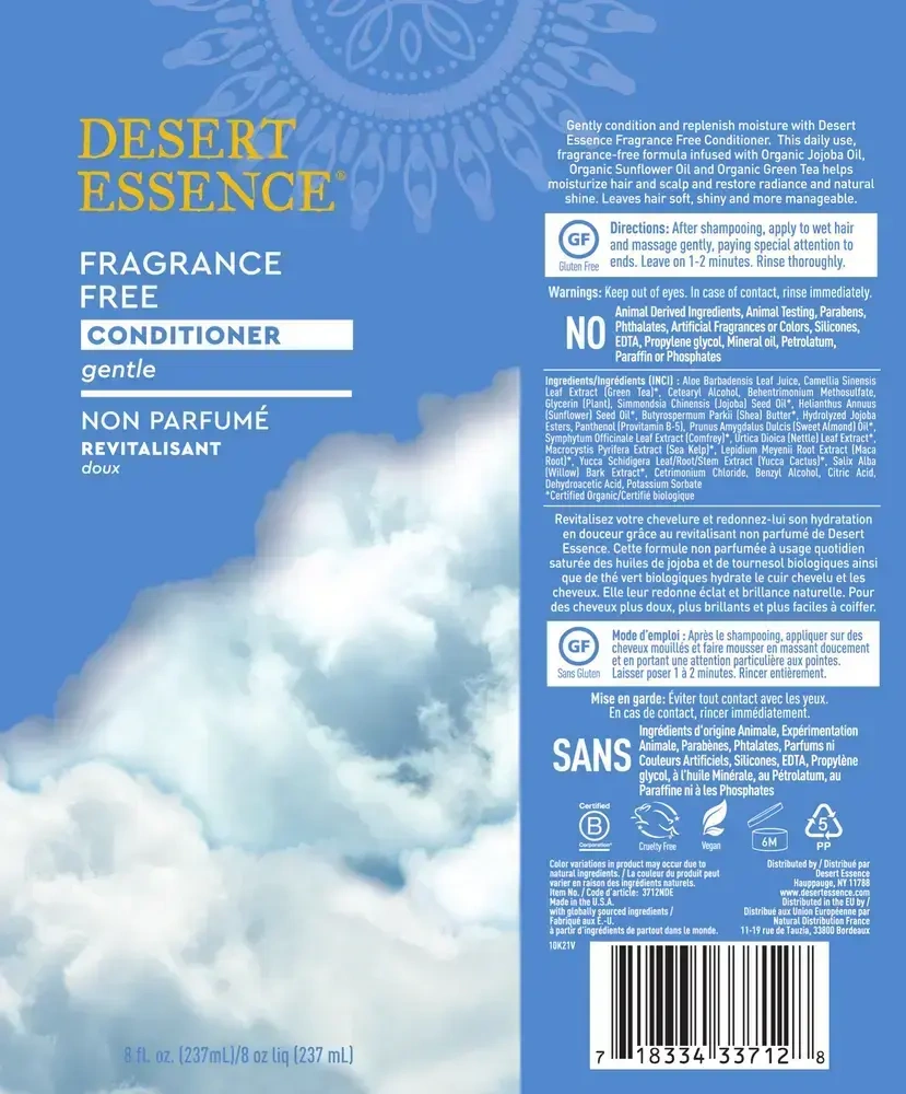 Product image for Fragrance Free Conditioner.