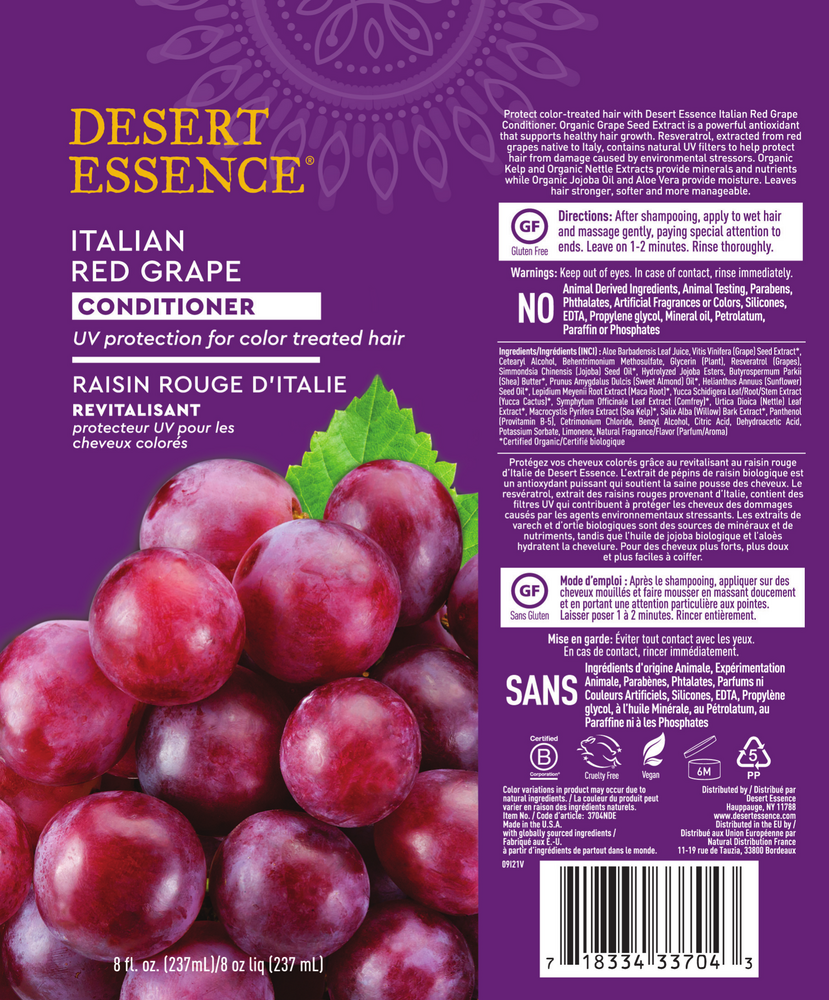 Product image for Italian Red Grape Conditioner.