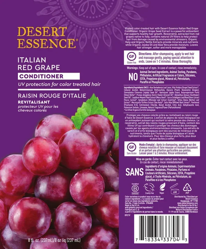 Product image for Italian Red Grape Conditioner.