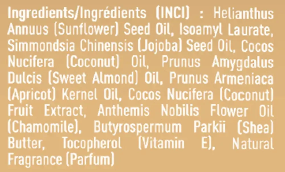 Product image for Jojoba Coconut Chamomile Body Oil Spray.