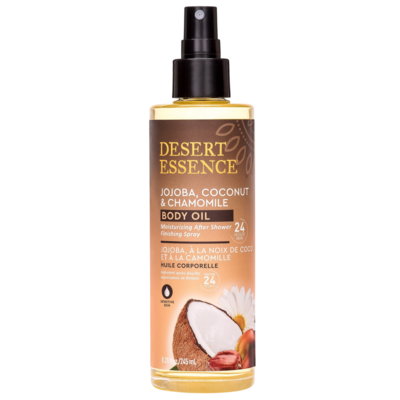 Jojoba Coconut Chamomile Body Oil Spray 8.28 Ounces
