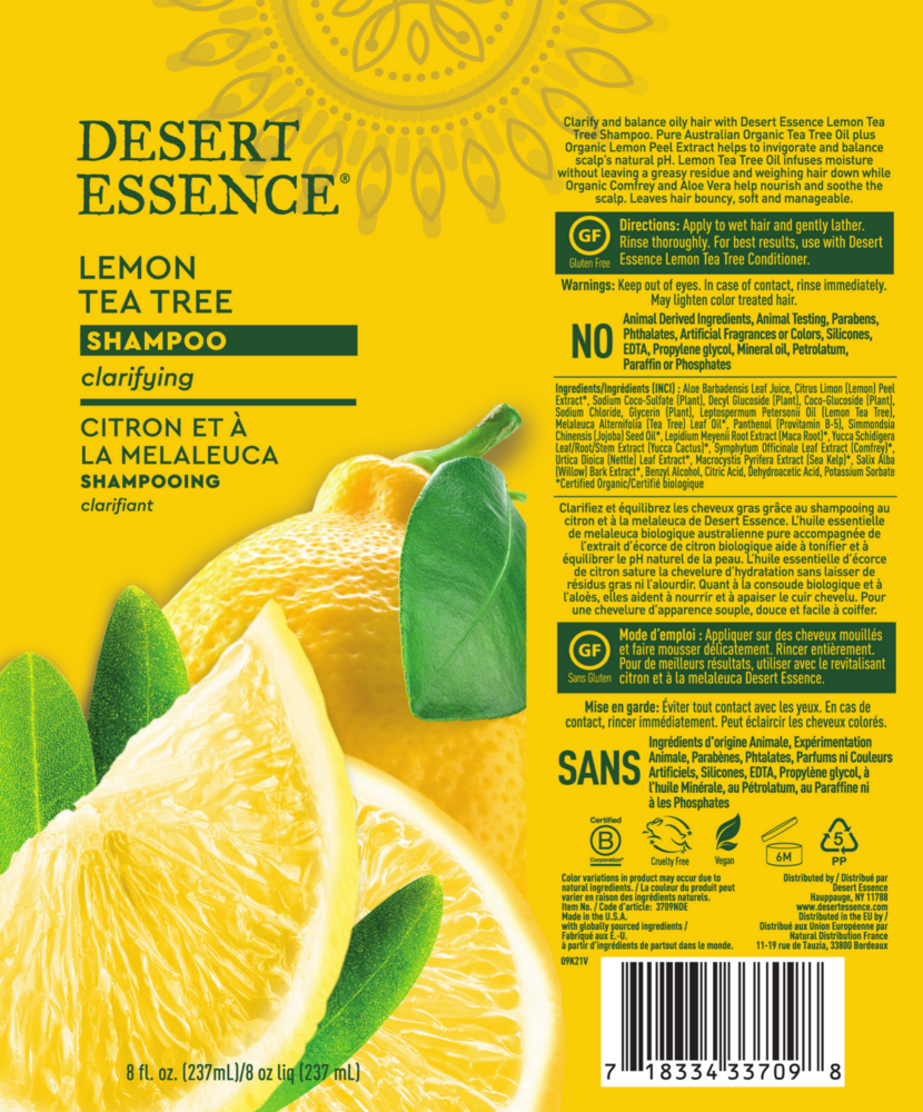 Product image for Lemon Tea Tree Shampoo.