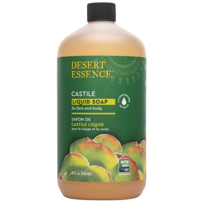Liquid Castile Soap w/Tea Tree 32 Ounces