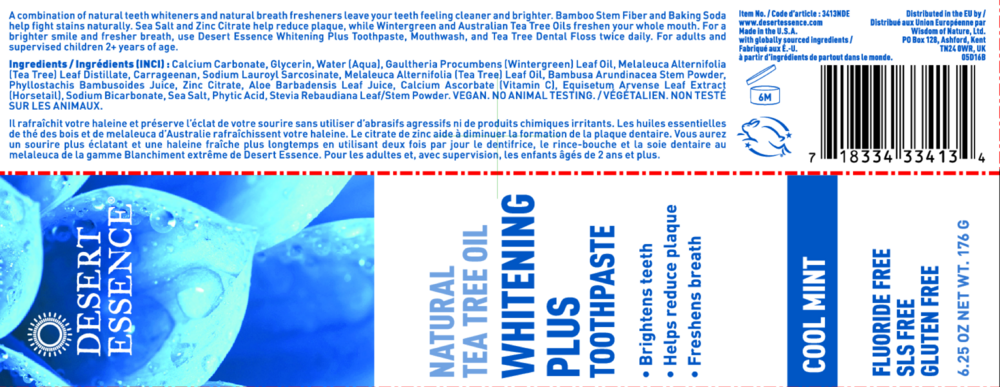 Product image for Natural TT Oil Toothpaste White.