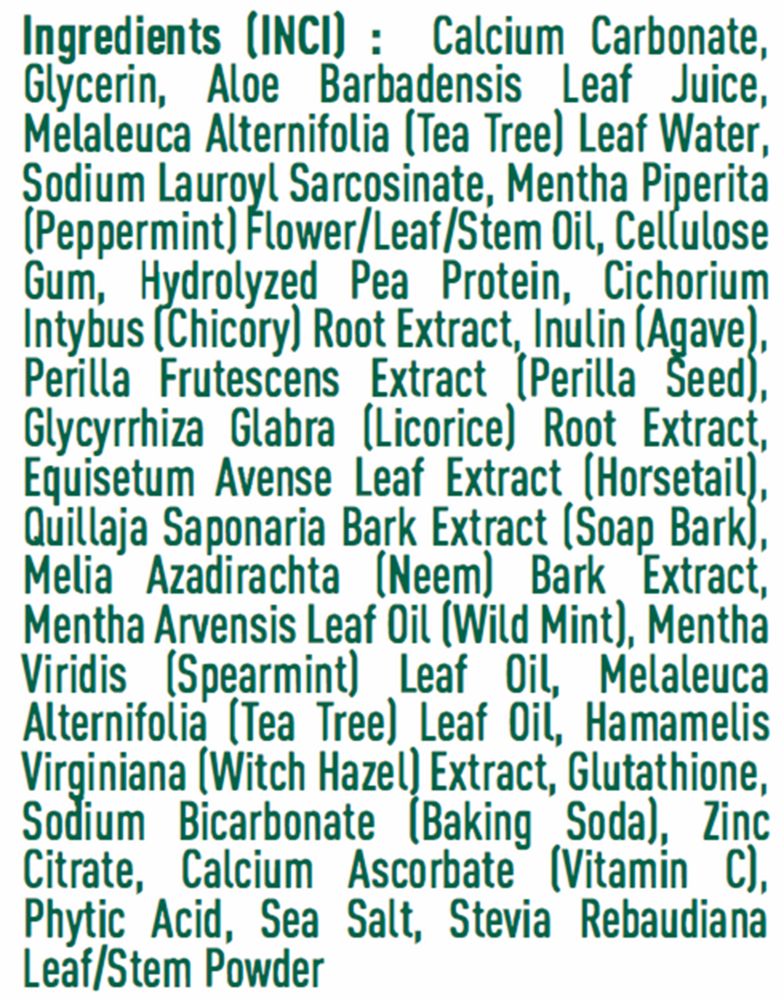 Product image for Prebiotic Plant Based Toothpaste-Mint.