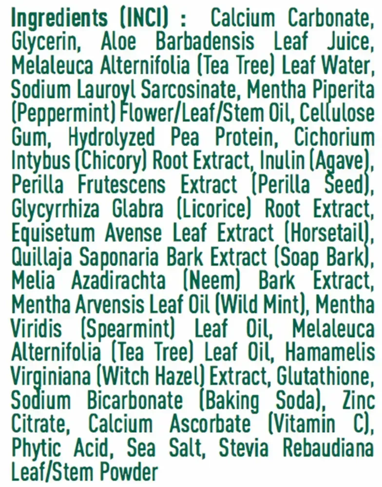 Product image for Prebiotic Plant Based Toothpaste-Mint.