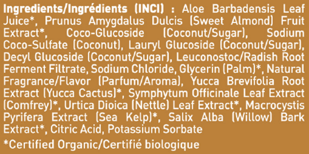 Product image for Sweet Almond Body Wash.